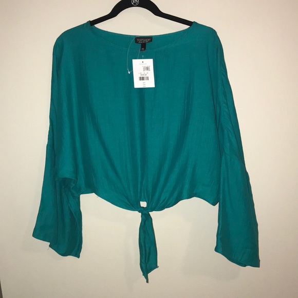 Topshop Tops - Blouse with tie